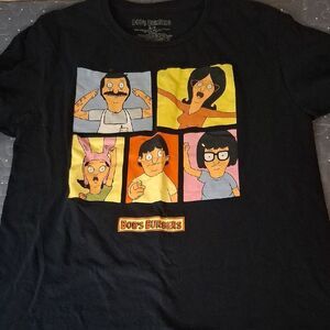 Bob's Burgers Graphic T-Shirt - Black size medium